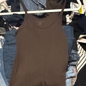 Brandy Melville Brown Women's Tank Top